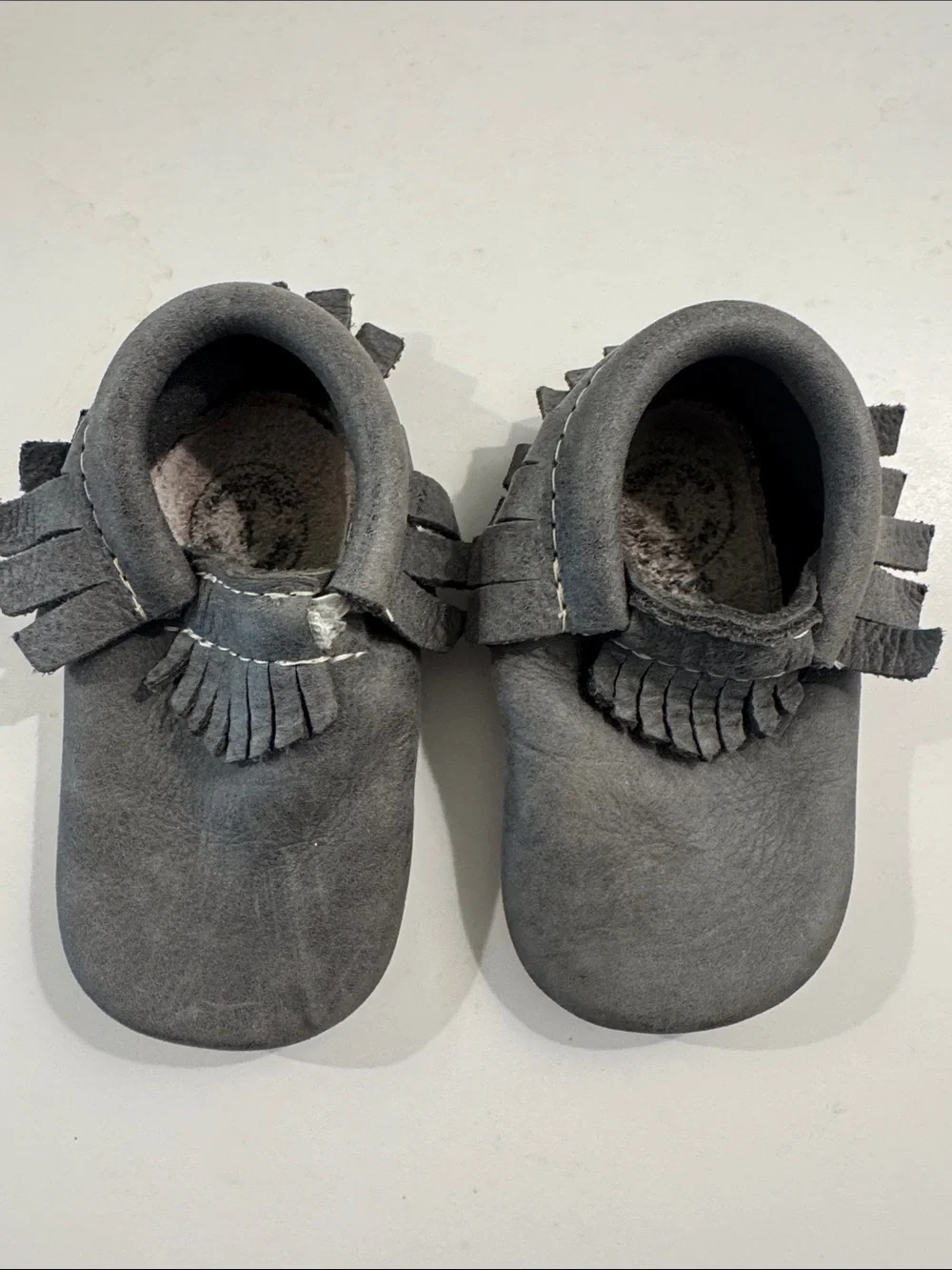 Freshly Picked Gray Moccasins
